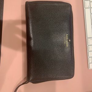 Kate Spade Grand Leather Travel Wallet/Clutch